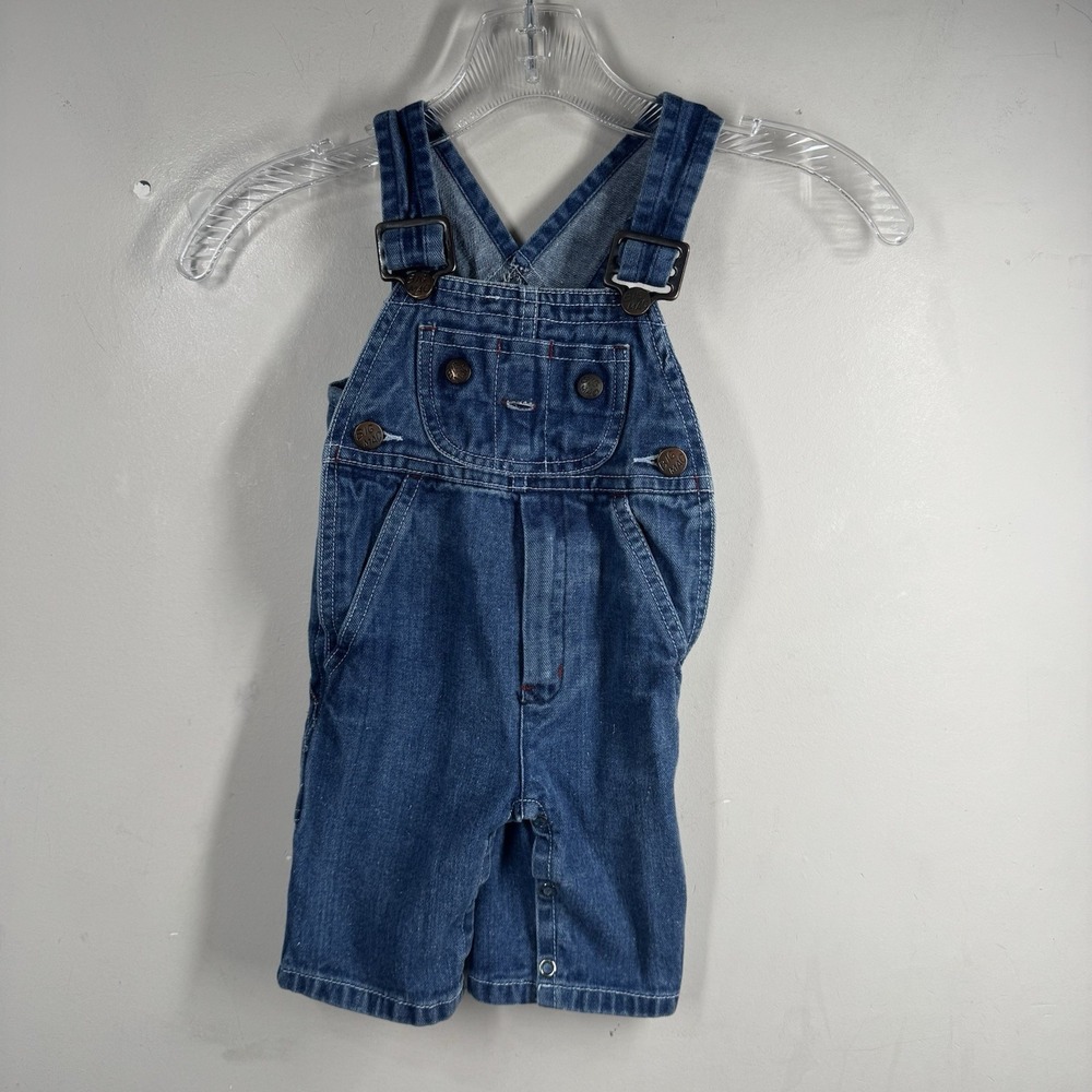 Vtg Big Mac Toddle Time JC Penney Infant 1/2 Mo 14.5-18 Lbs Toddler Overalls